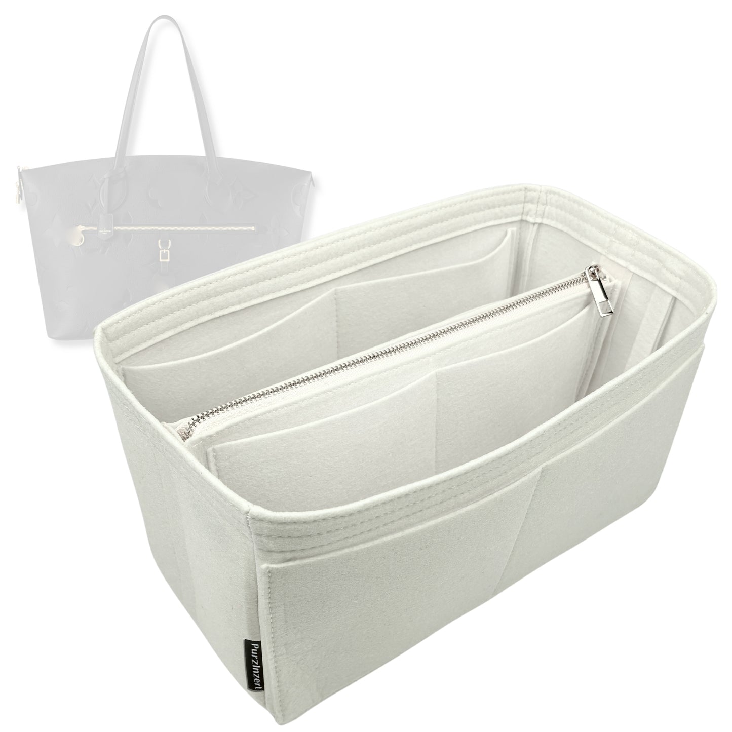 Bag Insert for (LV, Travel Bag M46357) Organizer Tote Purse Organiser Liner Shaper [Premium Felt Material]