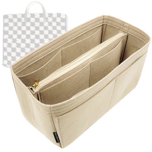 Bag Insert for (Clare V., Summer Simple Tote) Organizer Tote Purse Organiser Liner Shaper [Premium Felt Material]