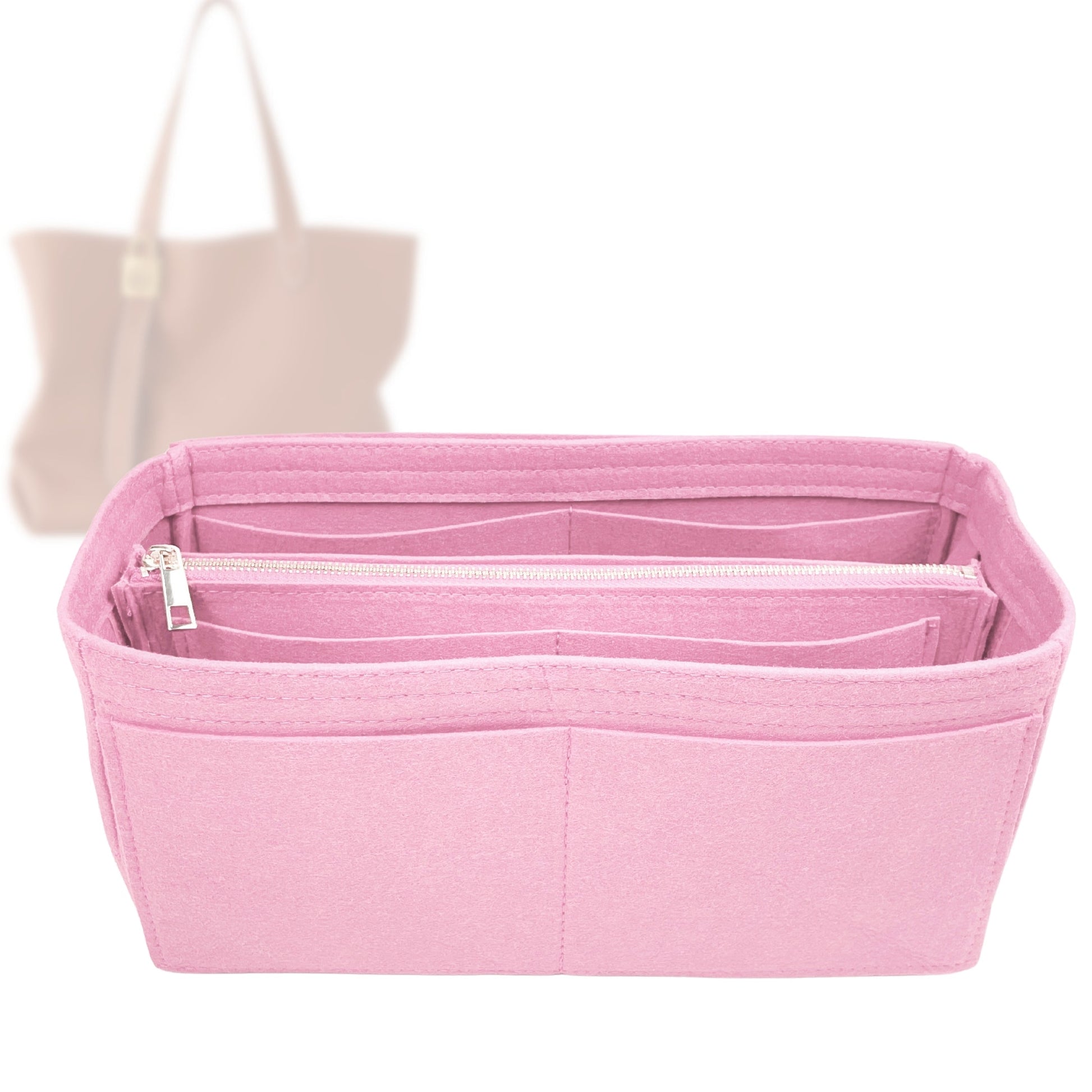 Bag Insert for (LV, Low Key Cabas MM) Organizer Tote Purse Organiser Liner Shaper [Premium Felt Material]
