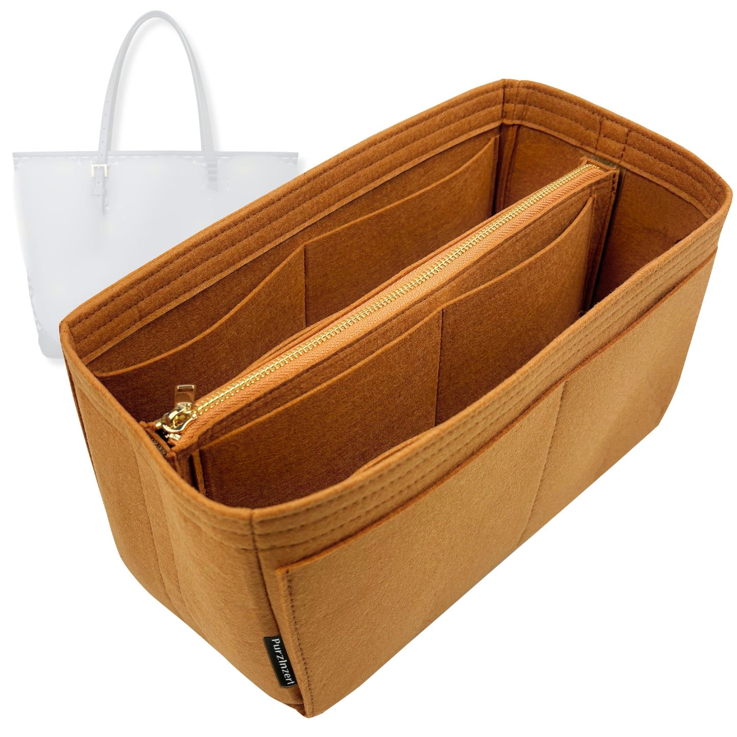 Bag Insert for (, Daily Battle 35) Organizer Tote Purse Organiser Liner Shaper [Premium Felt Material]