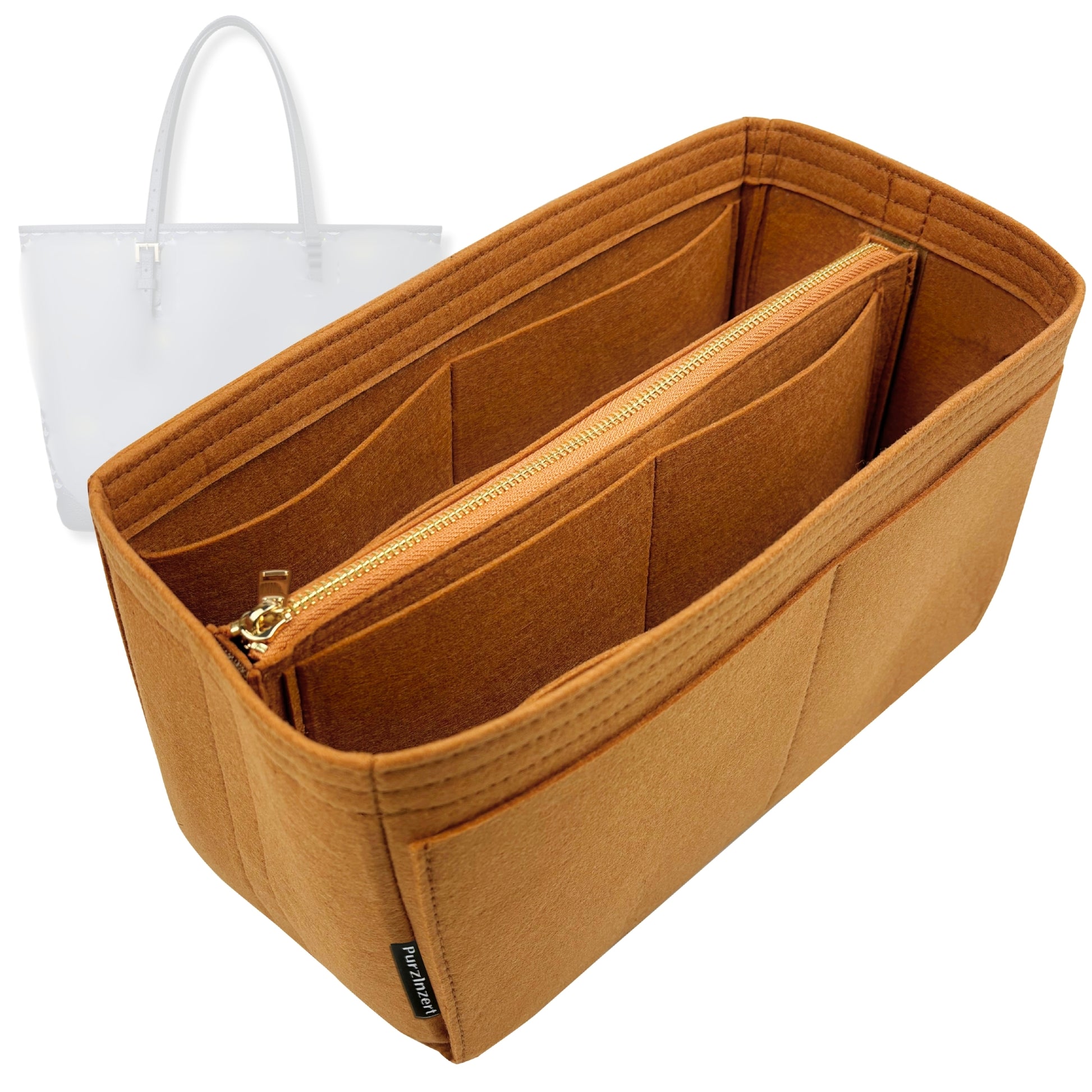 Bag Insert for (, Daily Battle 35) Organizer Tote Purse Organiser Liner Shaper [Premium Felt Material]