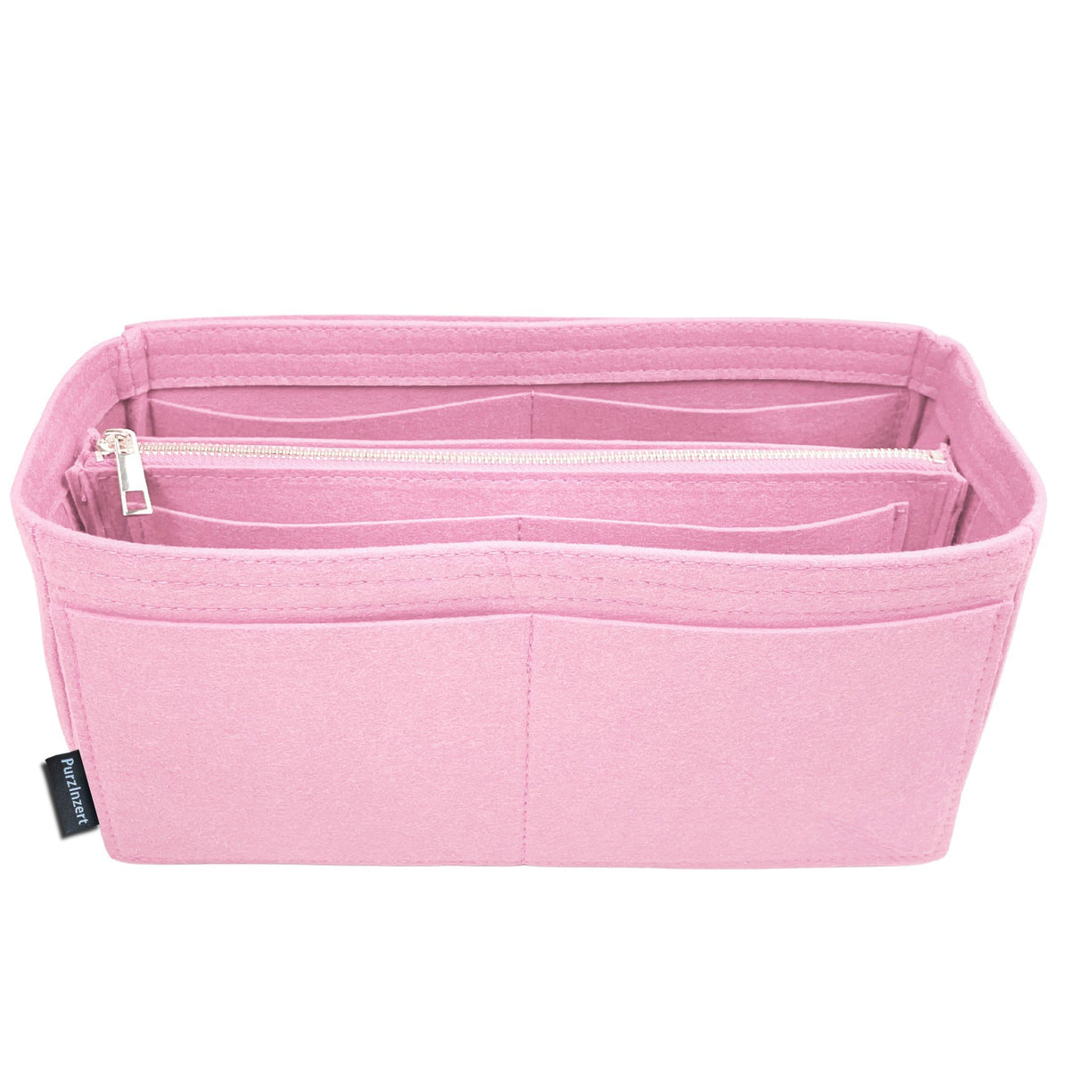 Bag Insert for (Ferragamo, Folded tote bag Medium) Organizer of Felt Fabric