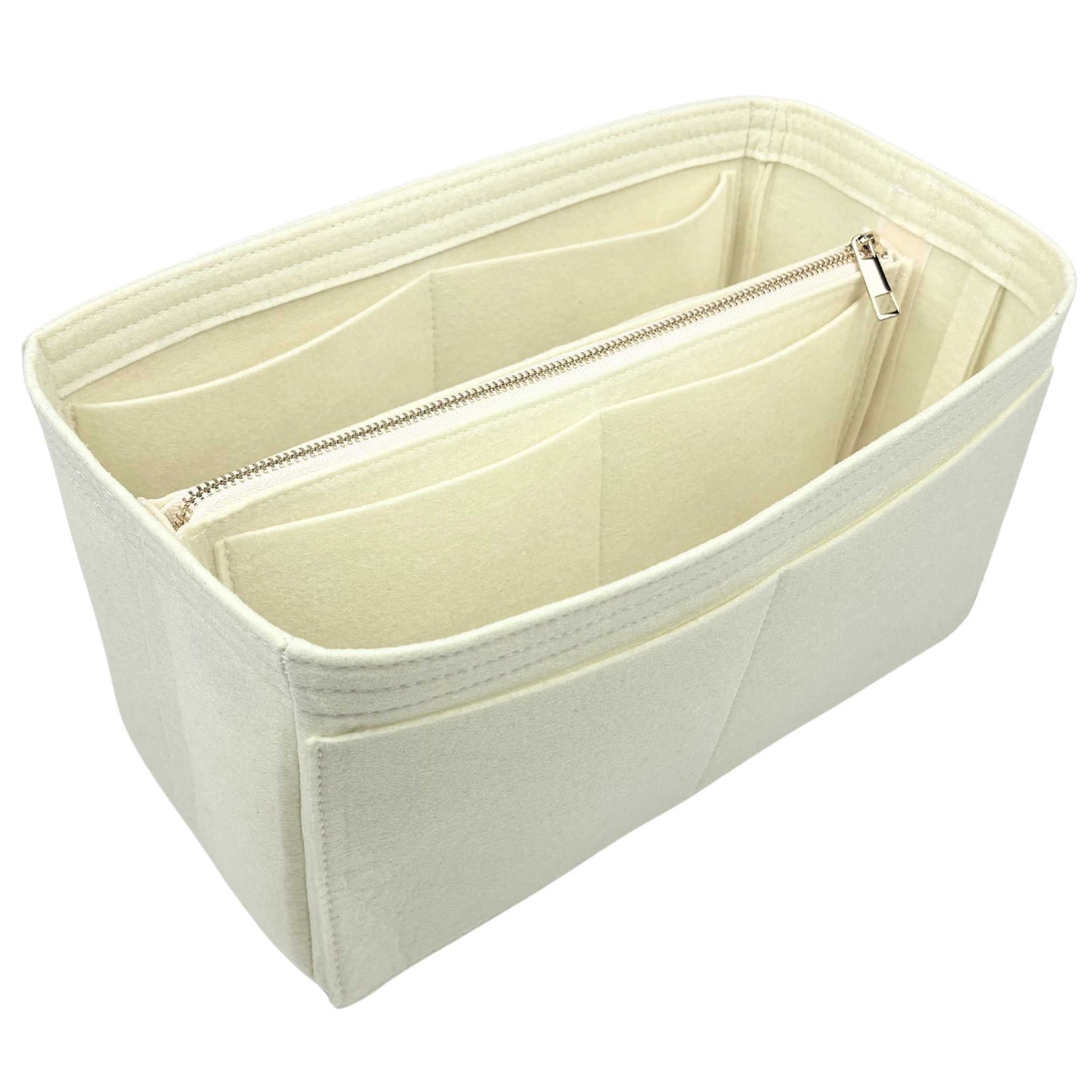 Bag Insert for (Madewell, Essential Bucket Tote) Organizer of Felt Fabric