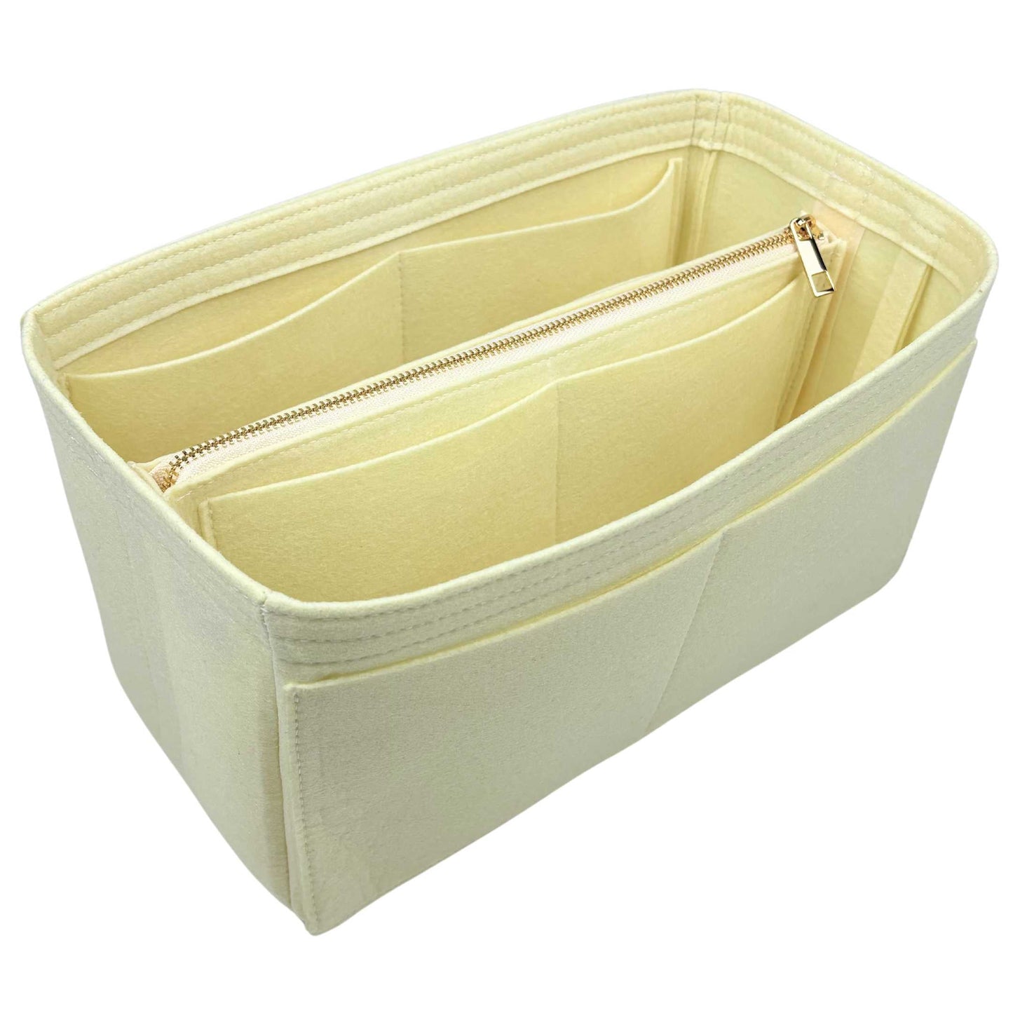 Bag Insert for (Celine, Medium Bucket in Triomphe) Organizer of Felt Fabric