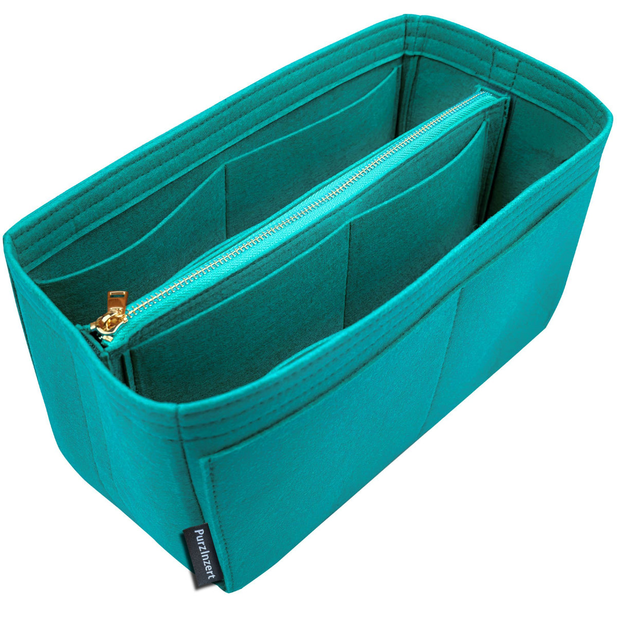 Bag Insert for (Aspinal of London, Zipped Regent Tote) Organizer of Felt Fabric