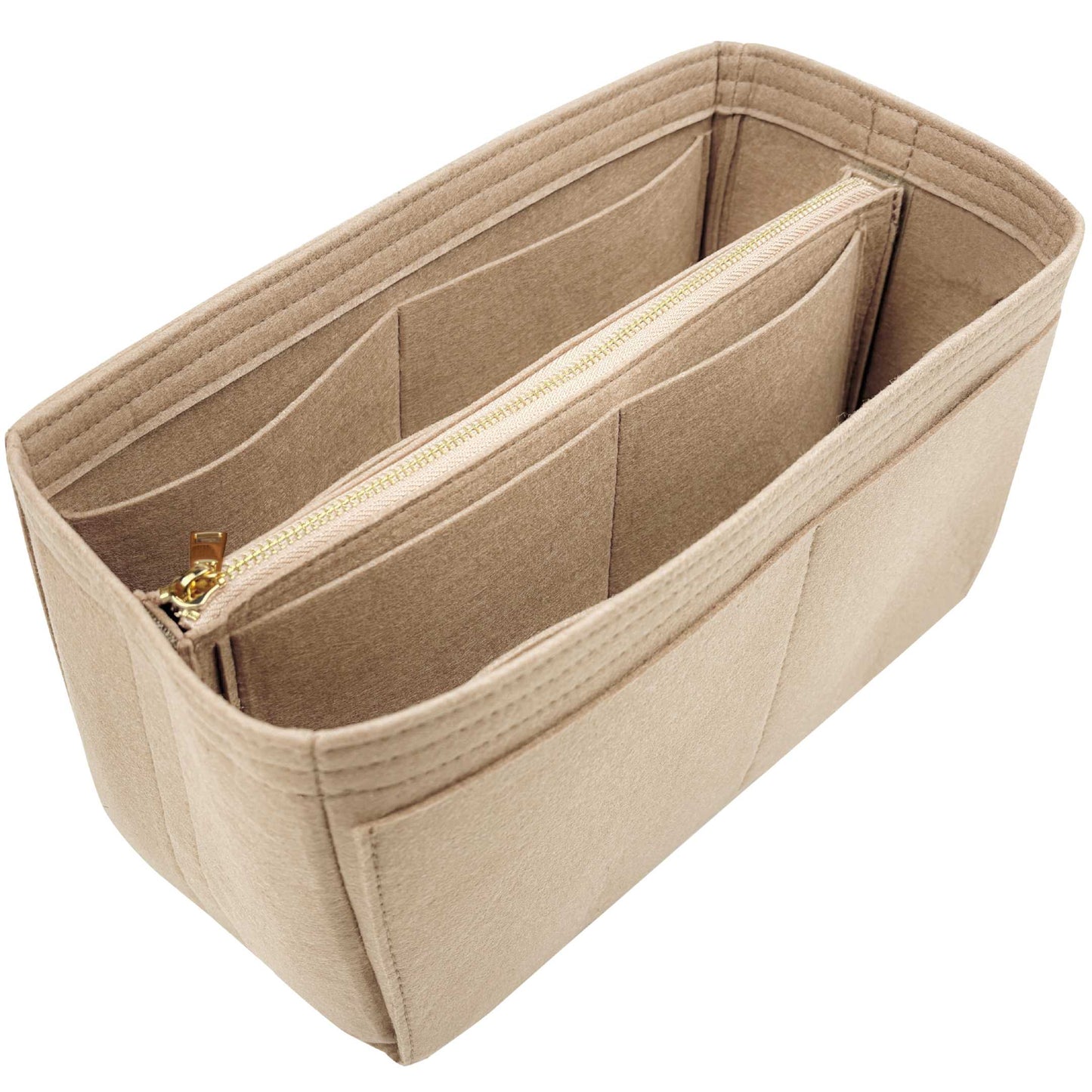Bag Insert for (LV, OnTheGo GM (Large)) Organizer of Felt Fabric