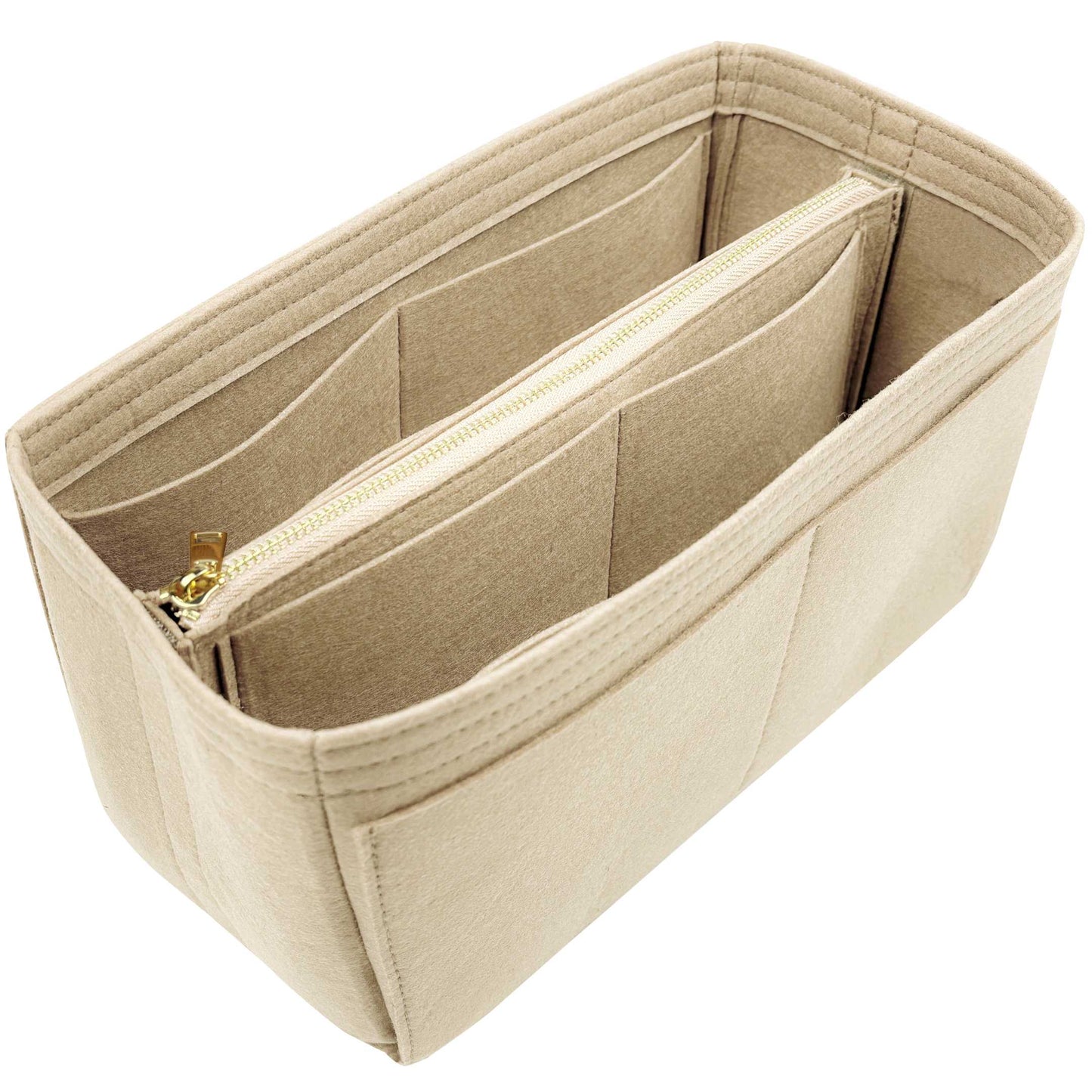 Bag Insert for (Madewell, Essential Bucket Tote) Organizer of Felt Fabric