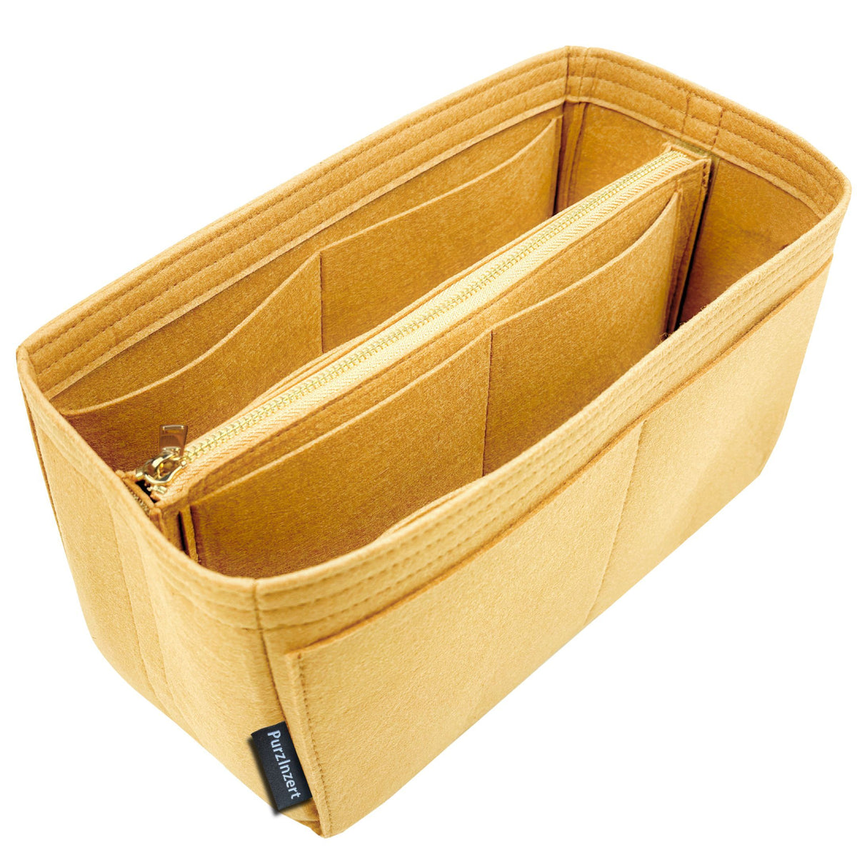 Bag Insert for (BaubleBar, Large Striped Custom Alpha Tote) Organizer of Felt Fabric