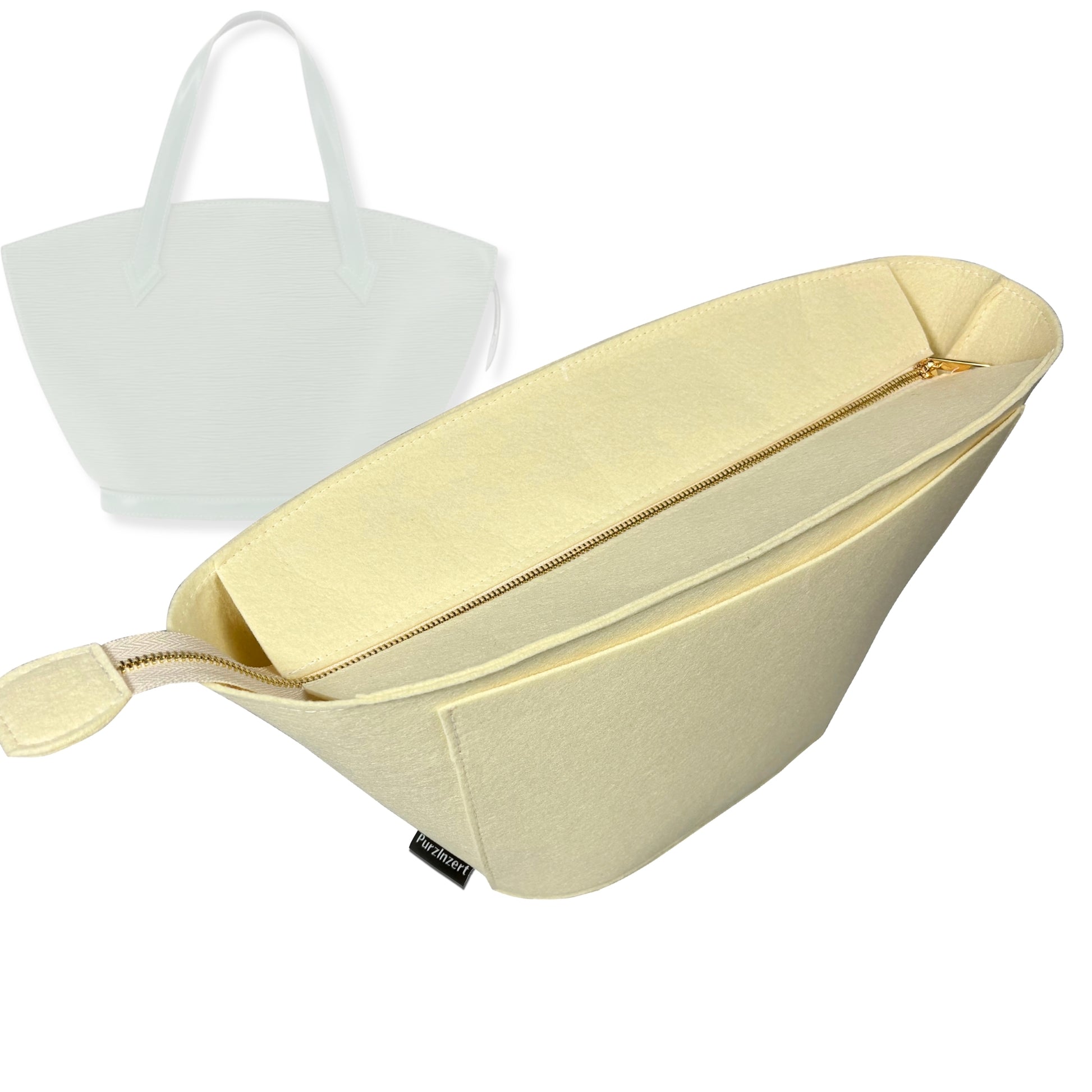 Bag Insert for (LV, Saint Jacques) Organizer Tote Purse Organiser Liner Shaper [Premium Felt Material]