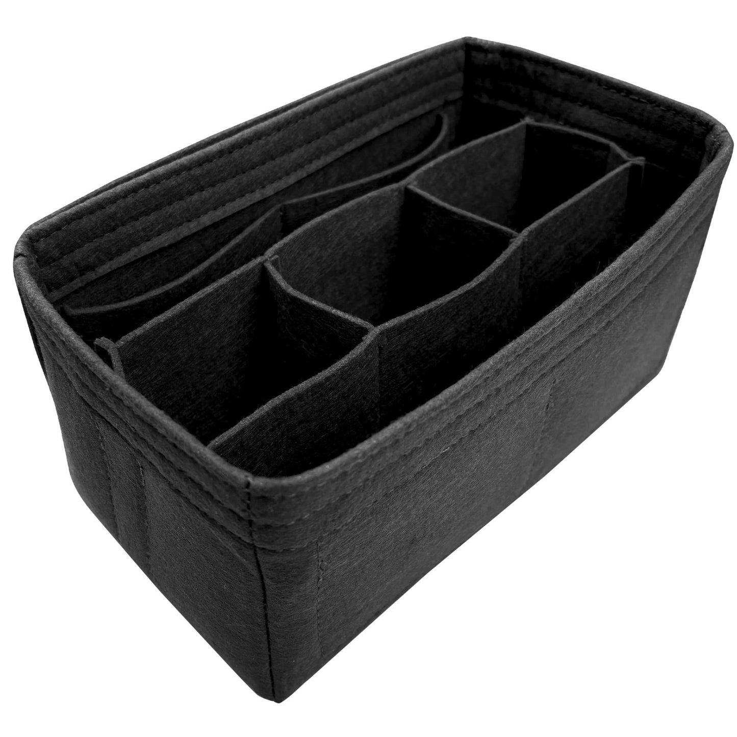 Bag Insert for (Goyard, Bowling 25 Toiletry Bag) Organizer of Felt Fabric