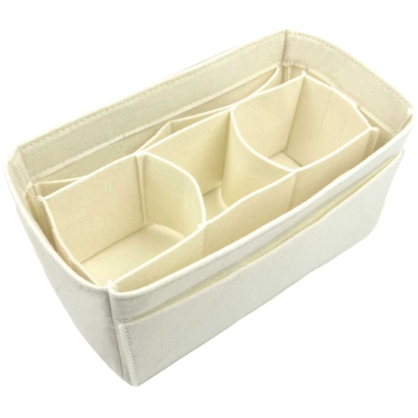 Bag Insert for (Goyard, Bowling 25 Toiletry Bag) Organizer of Felt Fabric