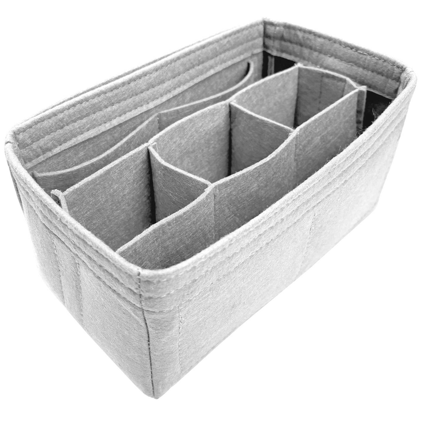 Bag Insert for (Goyard, Bowling 25 Toiletry Bag) Organizer of Felt Fabric