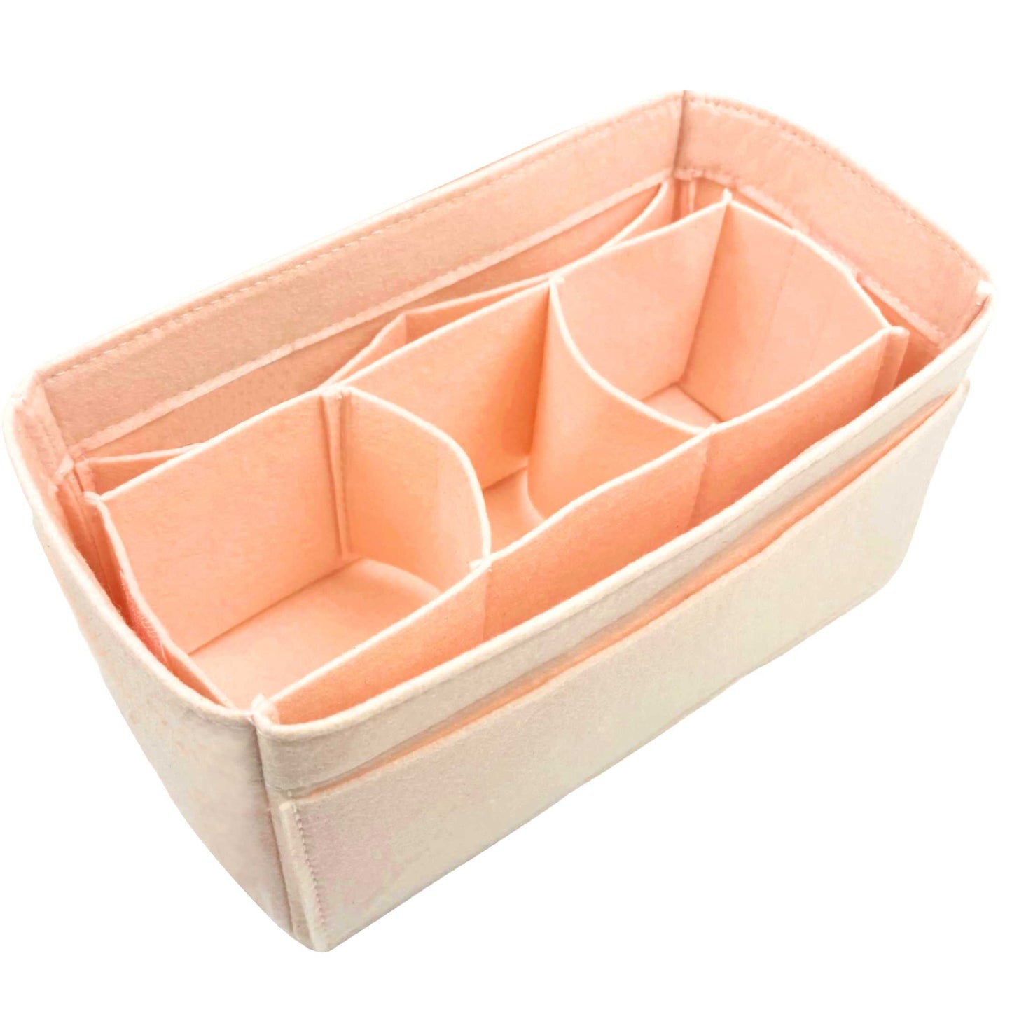 Bag Insert for (Goyard, Bowling 25 Toiletry Bag) Organizer of Felt Fabric