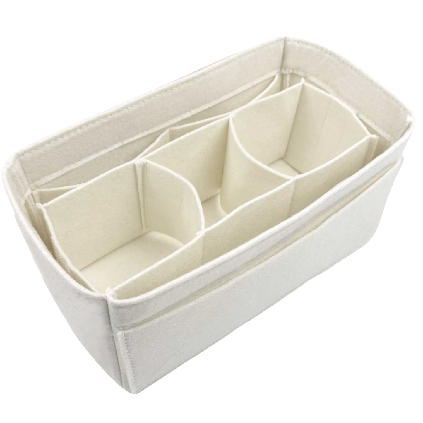 Bag Insert for (Goyard, Bowling 25 Toiletry Bag) Organizer of Felt Fabric