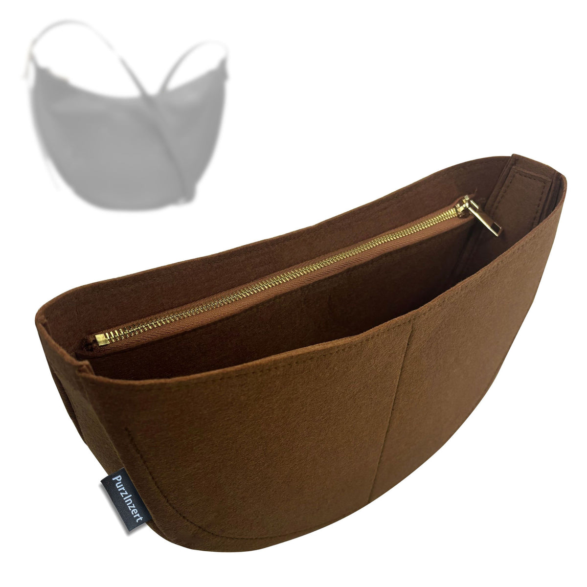 Bag Insert for (Longchamp, Le Foulonne S Crossbody Bag) Organizer Tote Purse Organiser Liner Shaper [Premium Felt Material]