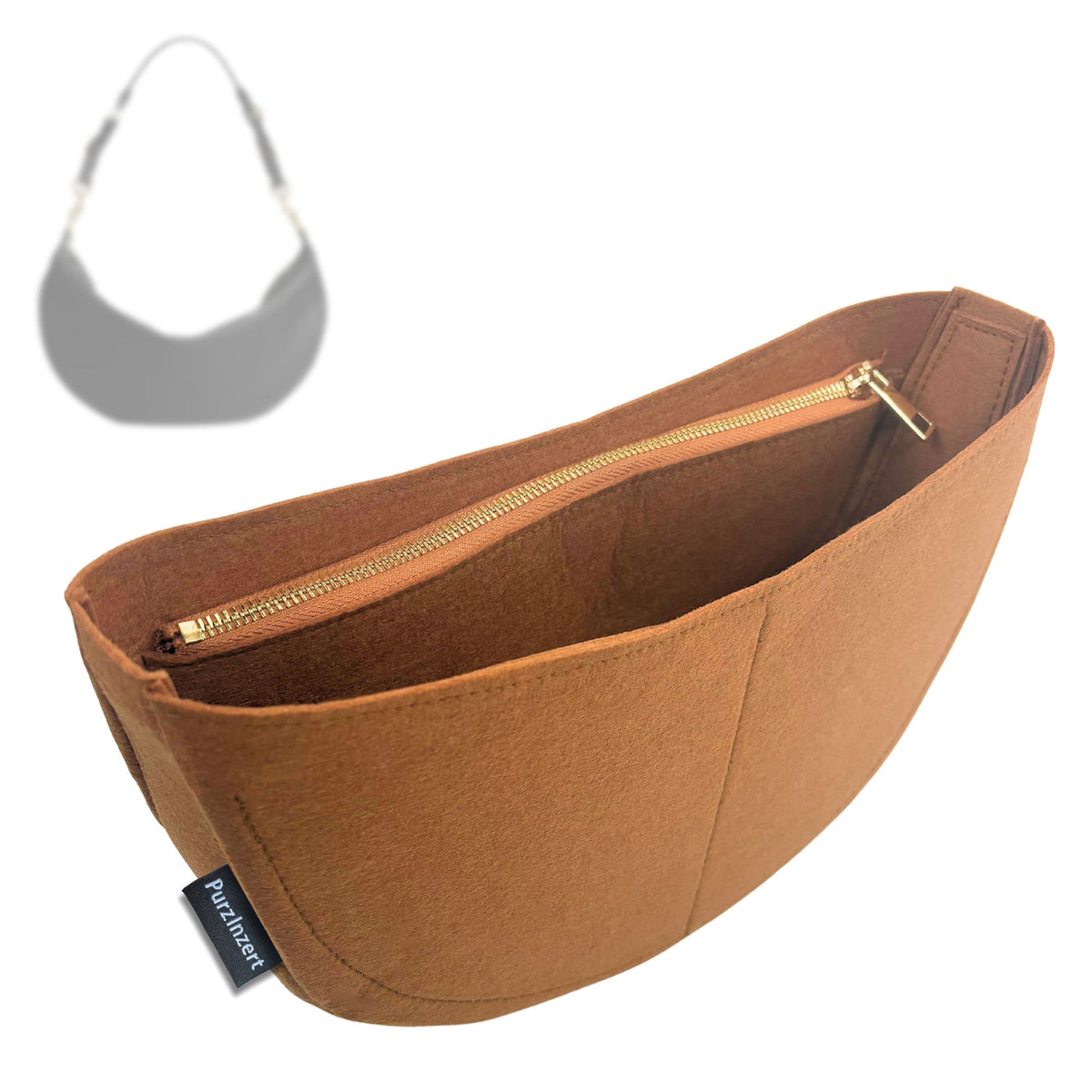 Bag Insert for (Coach, PAIGE SLING BAG) Organizer Tote Purse Organiser Liner Shaper [Premium Felt Material]
