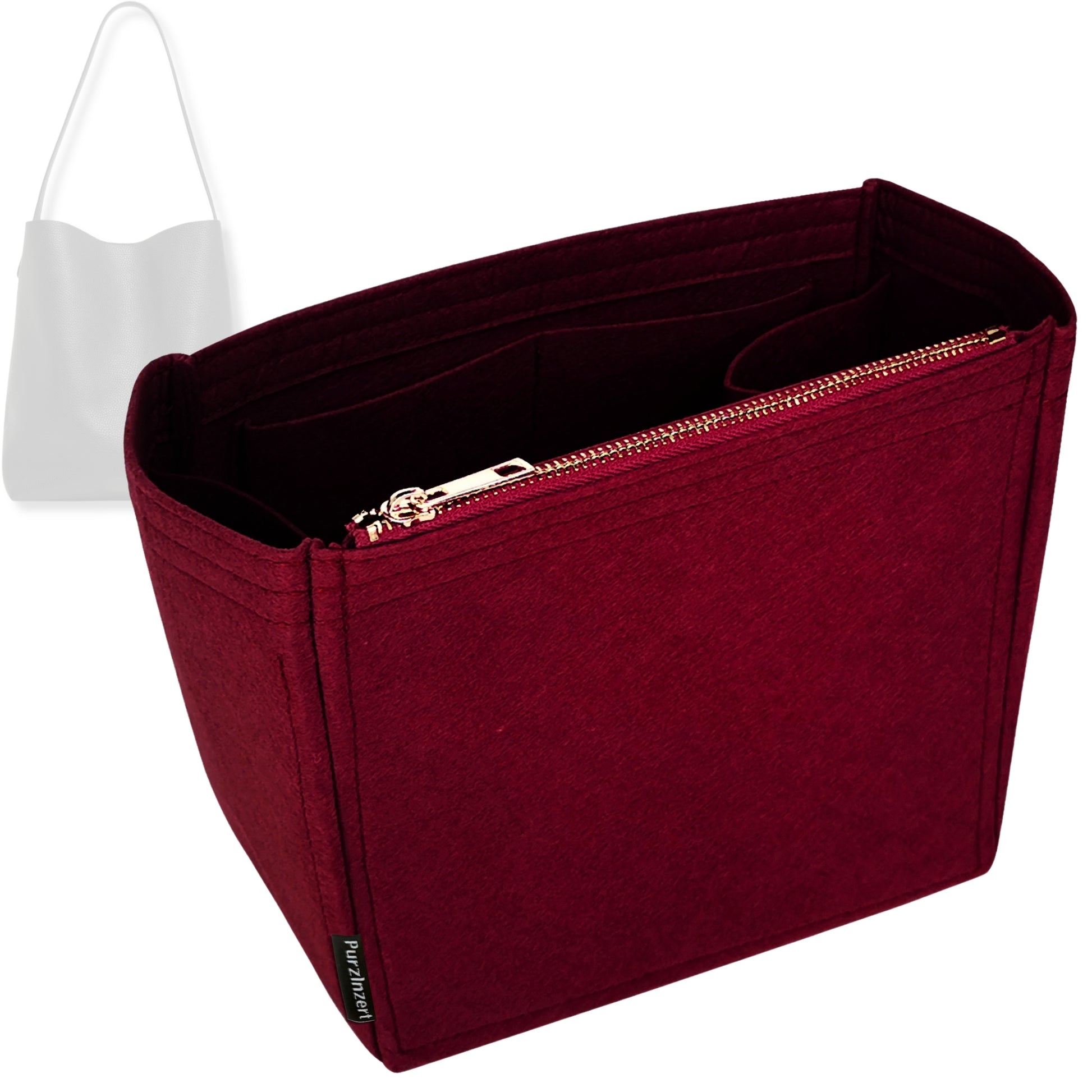 Bag Insert for (Mansur Gavriel, Everyday Cabas) Organizer Tote Purse Organiser Liner Shaper [Premium Felt Material]
