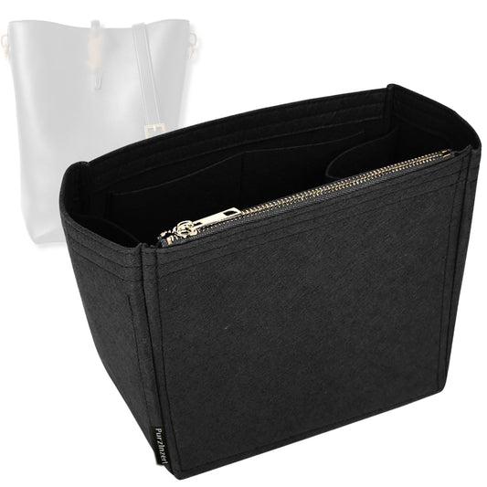 Bag Insert for (Saint Laurent (YSL), LE 37 Long) Organizer Tote Purse Organiser Liner Shaper [Premium Felt Material]
