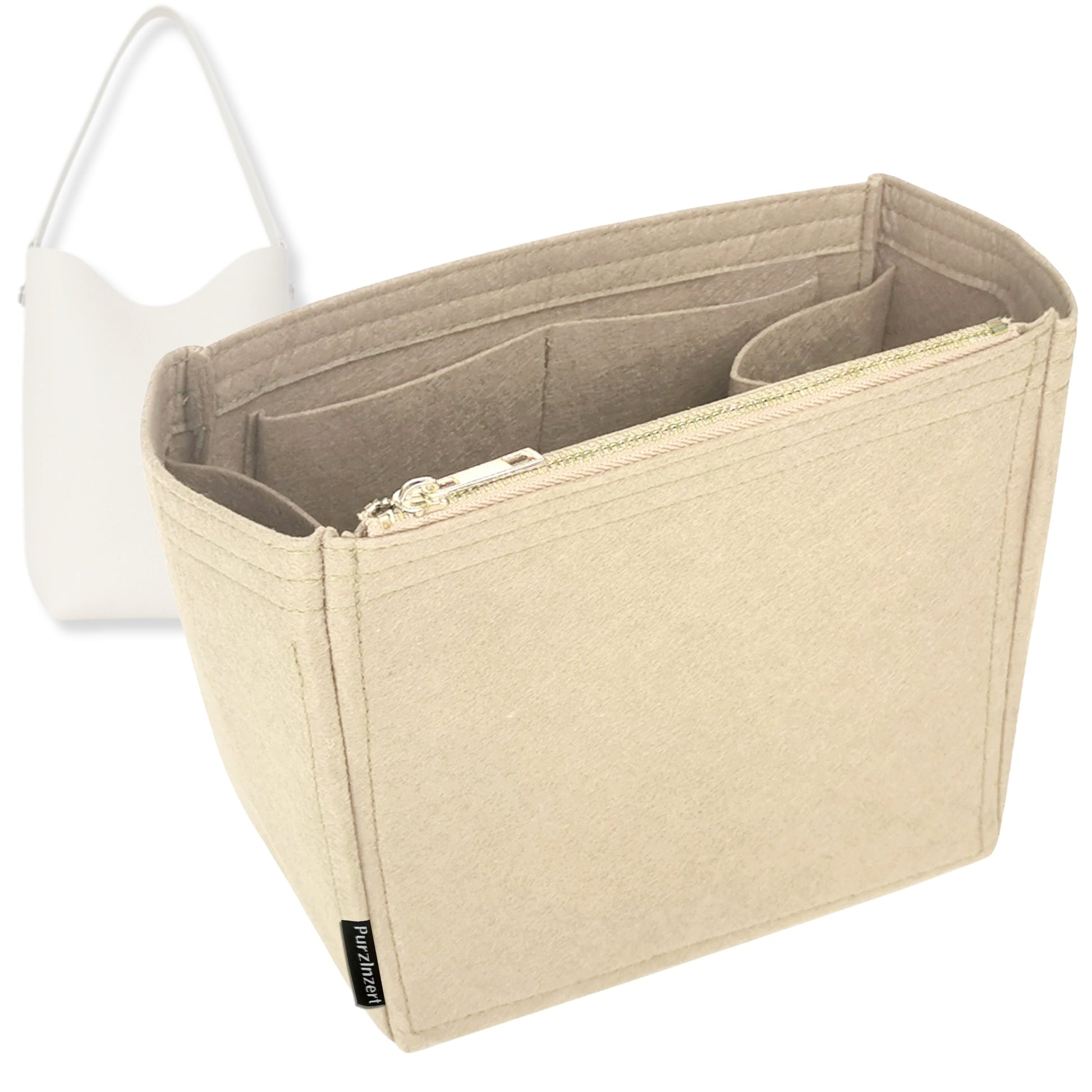 Bag Insert for (The Row, Small NS Tote Hook Bag) Organizer Tote Purse Organiser Liner Shaper [Premium Felt Material]