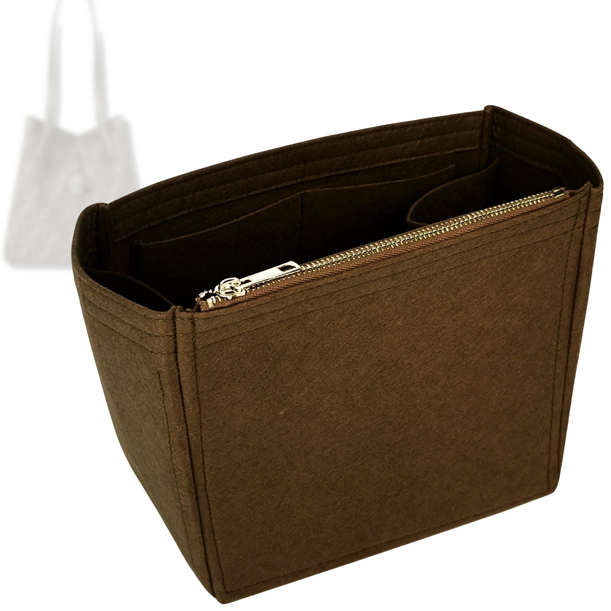 Bag Insert for (Fendi, Origami Medium Bag) Organizer Tote Purse Organiser Liner Shaper [Premium Felt Material]