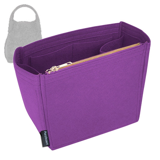 Bag Insert for (Loro Piana, Micro Bale bag) Organizer Tote Purse Organiser Liner Shaper [Premium Felt Material]