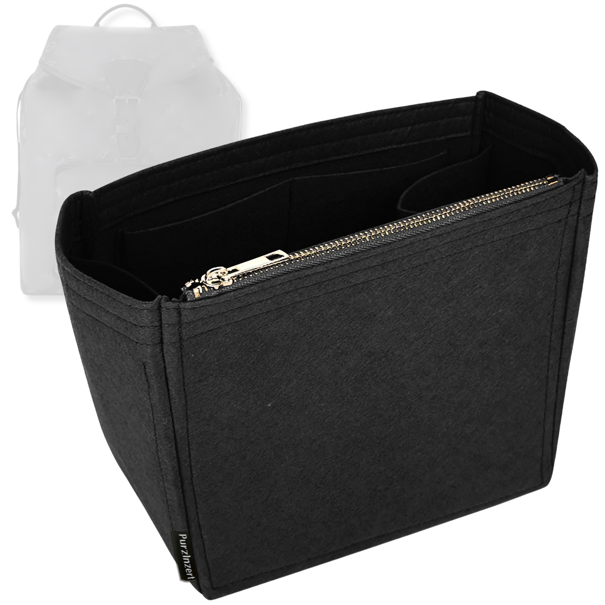 Bag Insert for (LV, Montsouris Backpack) Organizer Tote Purse Organiser Liner Shaper [Premium Felt Material]