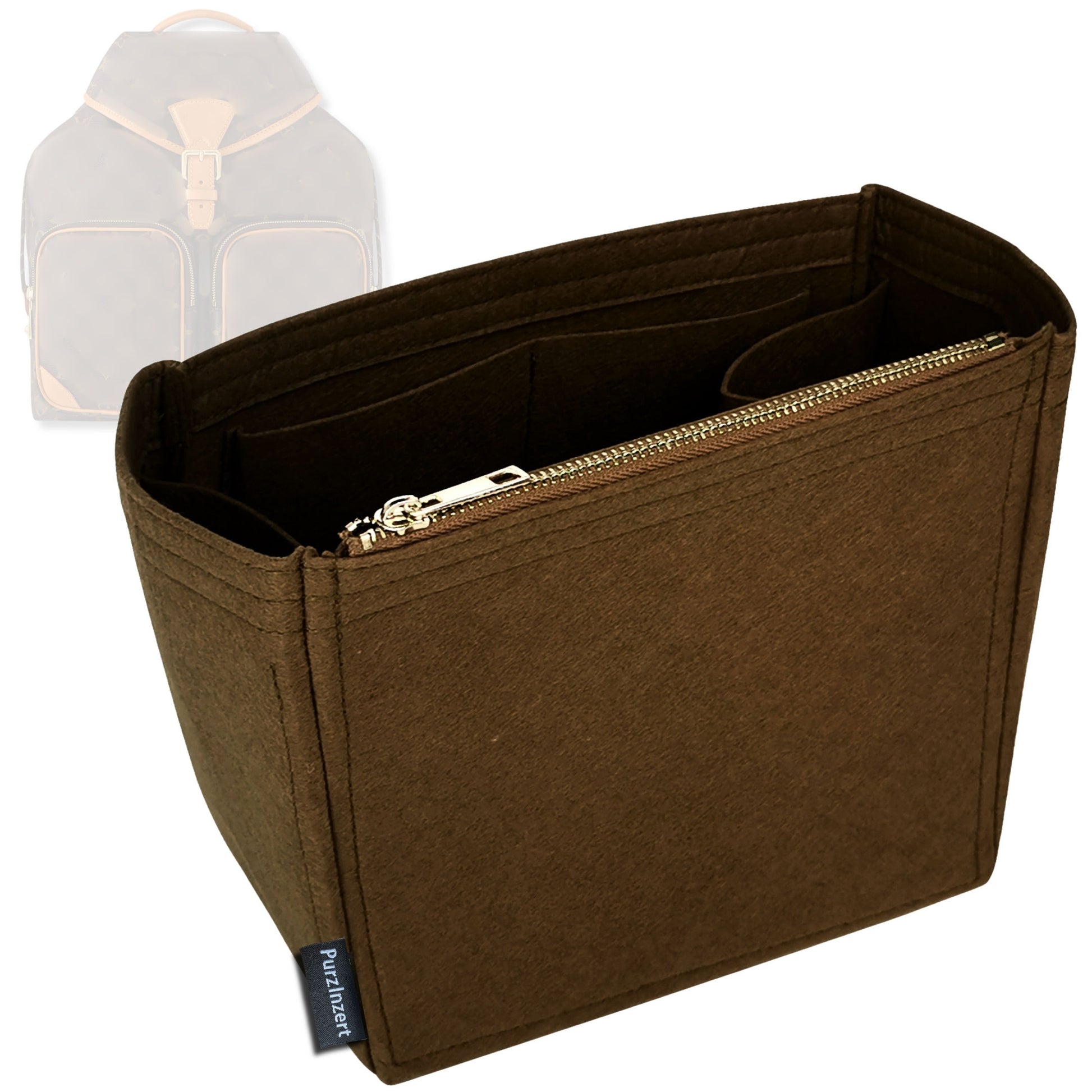 Bag Insert for (LV, Montsouris Cargo Backpack) Organizer Tote Purse Organiser Liner Shaper [Premium Felt Material]