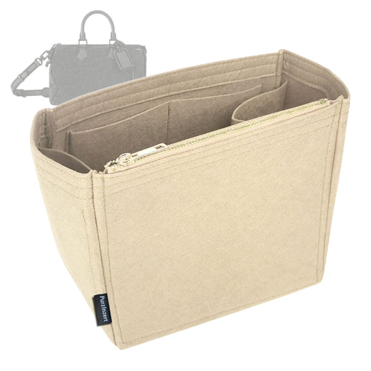 Bag Insert for (LV, P9 Speedy 30) Organizer Tote Purse Organiser Liner Shaper [Premium Felt Material]