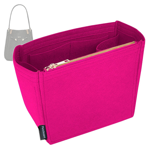 Bag Insert for (Tory Burch, Lee Radziwill Bucket Bag) Organizer Tote Purse Organiser Liner Shaper [Premium Felt Material]