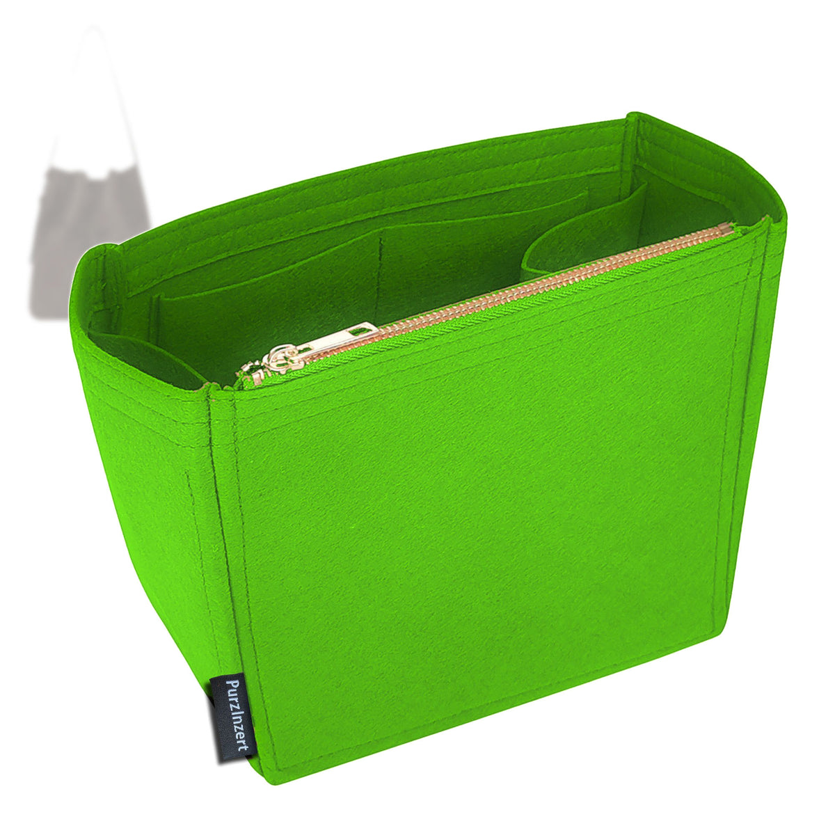 Bag Insert for (Longchamp, Le Roseau M Shoulder Bag) Organizer Tote Purse Organiser Liner Shaper [Premium Felt Material]