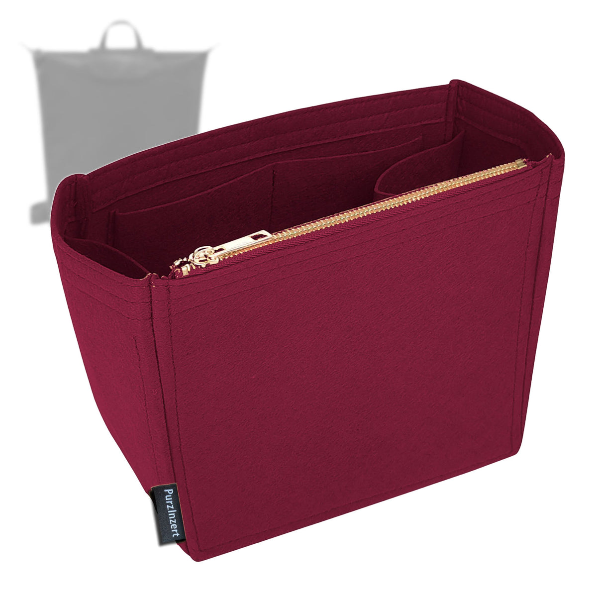 Bag Insert for (Longchamp, Le Pliage Xtra M Backpack 10287987) Organizer Tote Purse Organiser Liner Shaper [Premium Felt Material]