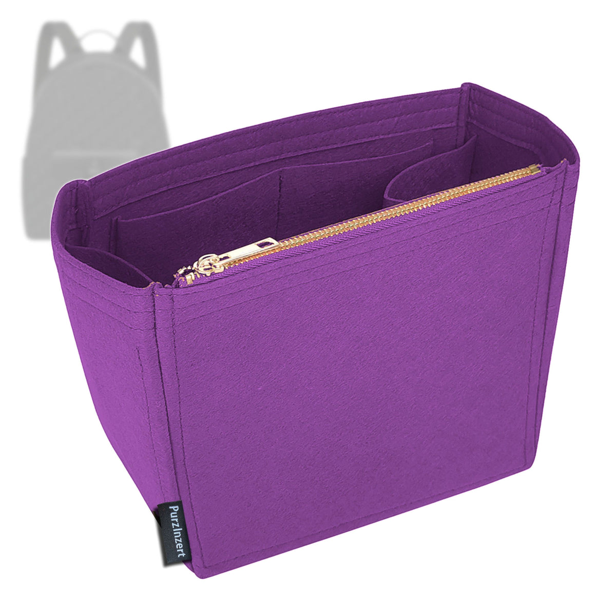 Bag Insert for (Dior, Saddle Zip Backpack) Organizer Tote Purse Organiser Liner Shaper [Premium Felt Material]