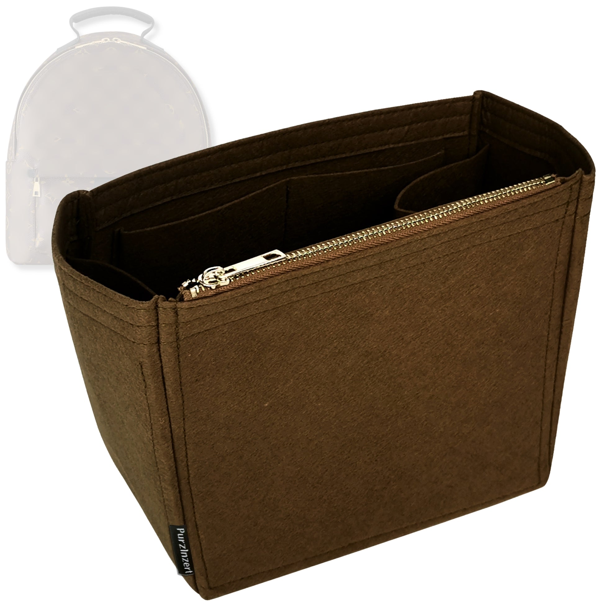 Bag Insert for (LV, Palm Springs PM (Small)) Organizer Tote Purse Organiser Liner Shaper [Premium Felt Material]