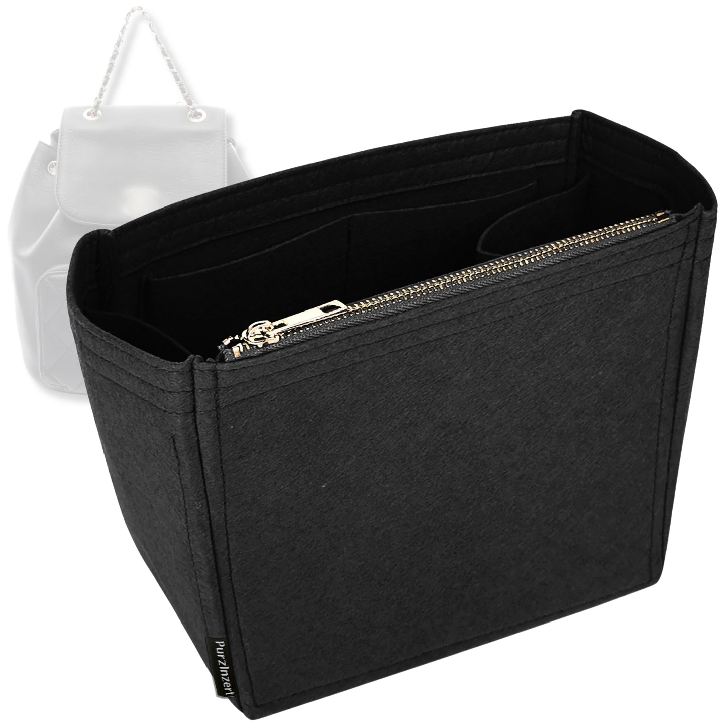 Bag Insert for (Chanel, Business Affinity Backpack) Organizer Tote Purse Organiser Liner Shaper [Premium Felt Material]