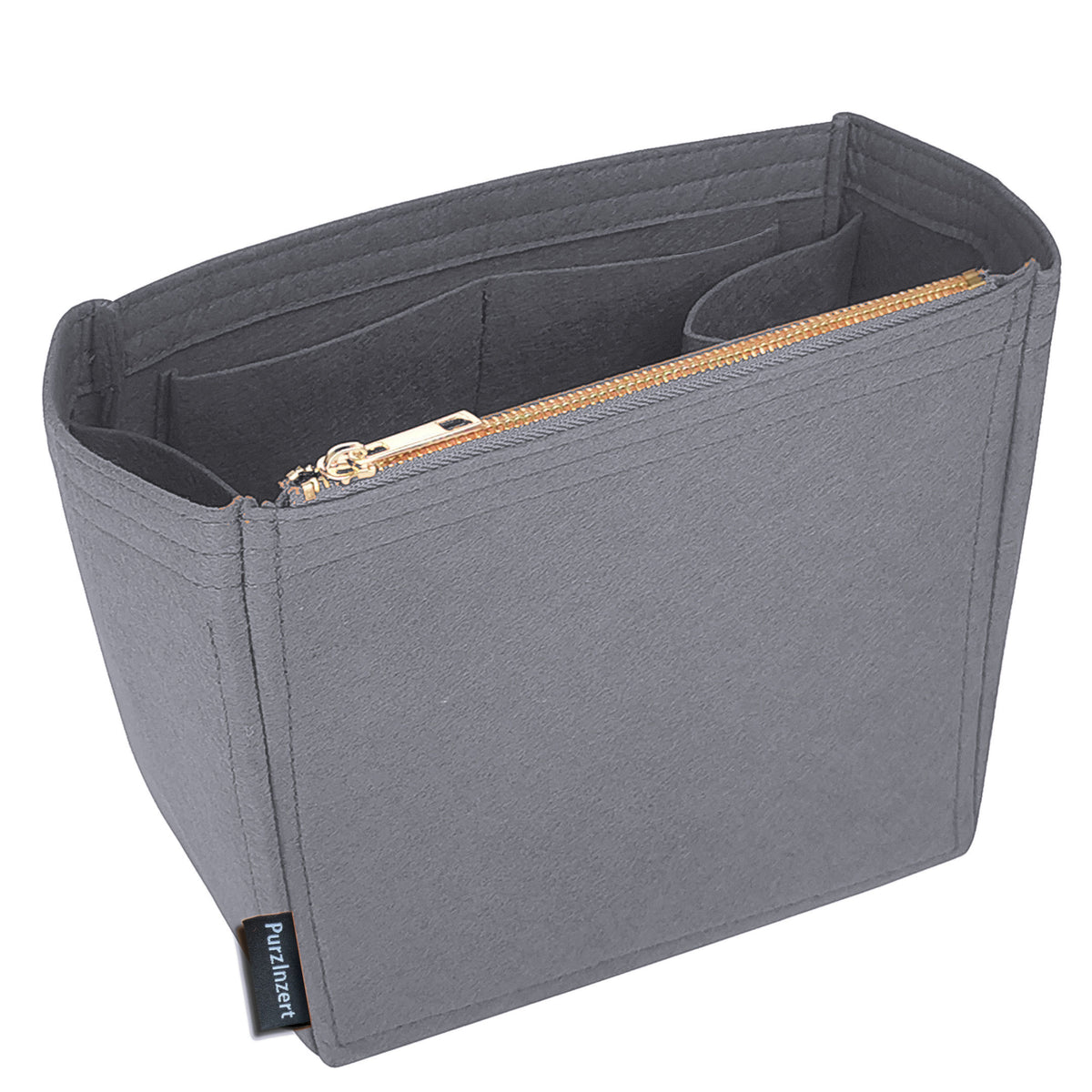 Bag Insert for (Coach, BLEECKER BUCKET BAG 36) Organizer of Felt Fabric