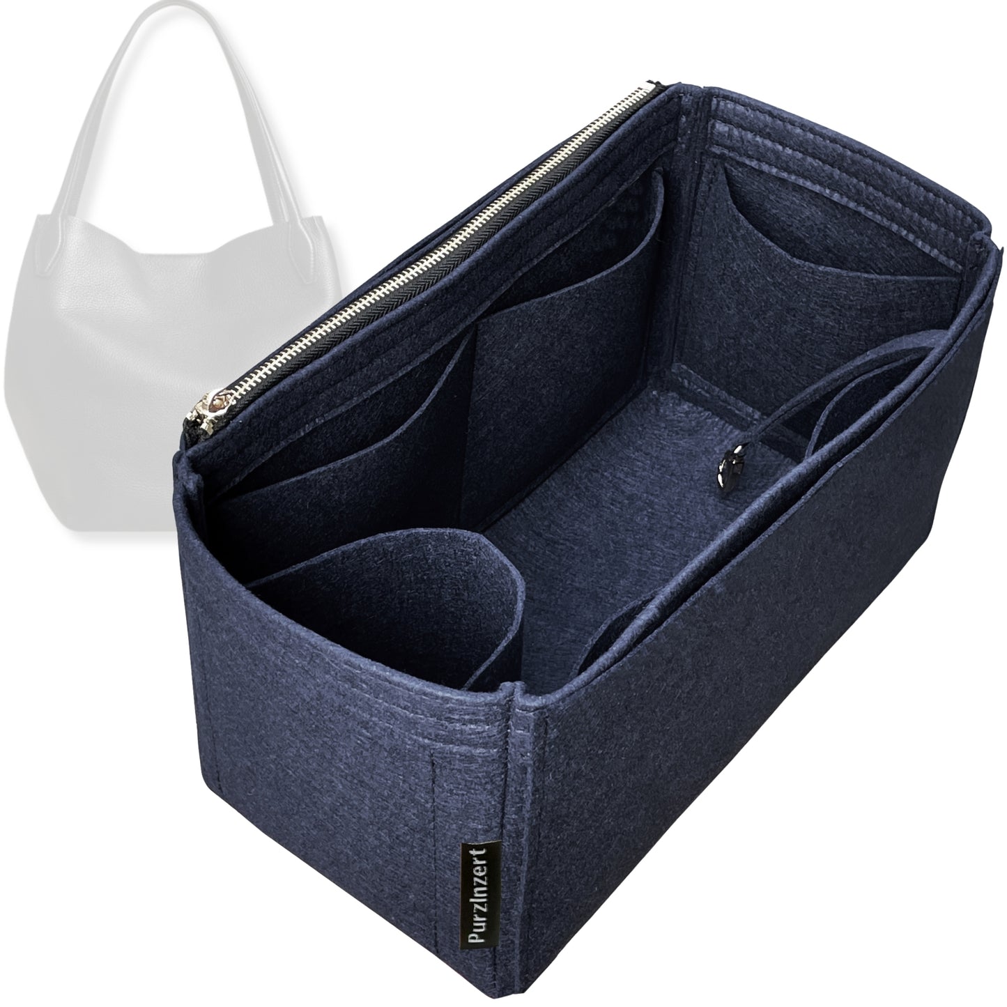 Bag Insert for (Madewell, Shopper Tote) Organizer Tote Purse Organiser Liner Shaper [Premium Felt Material]