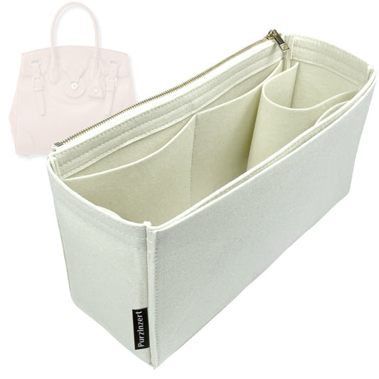 Bag Insert for (Ralph Lauren, Soft Ricky 18) Organizer Tote Purse Organiser Liner Shaper [Premium Felt Material]