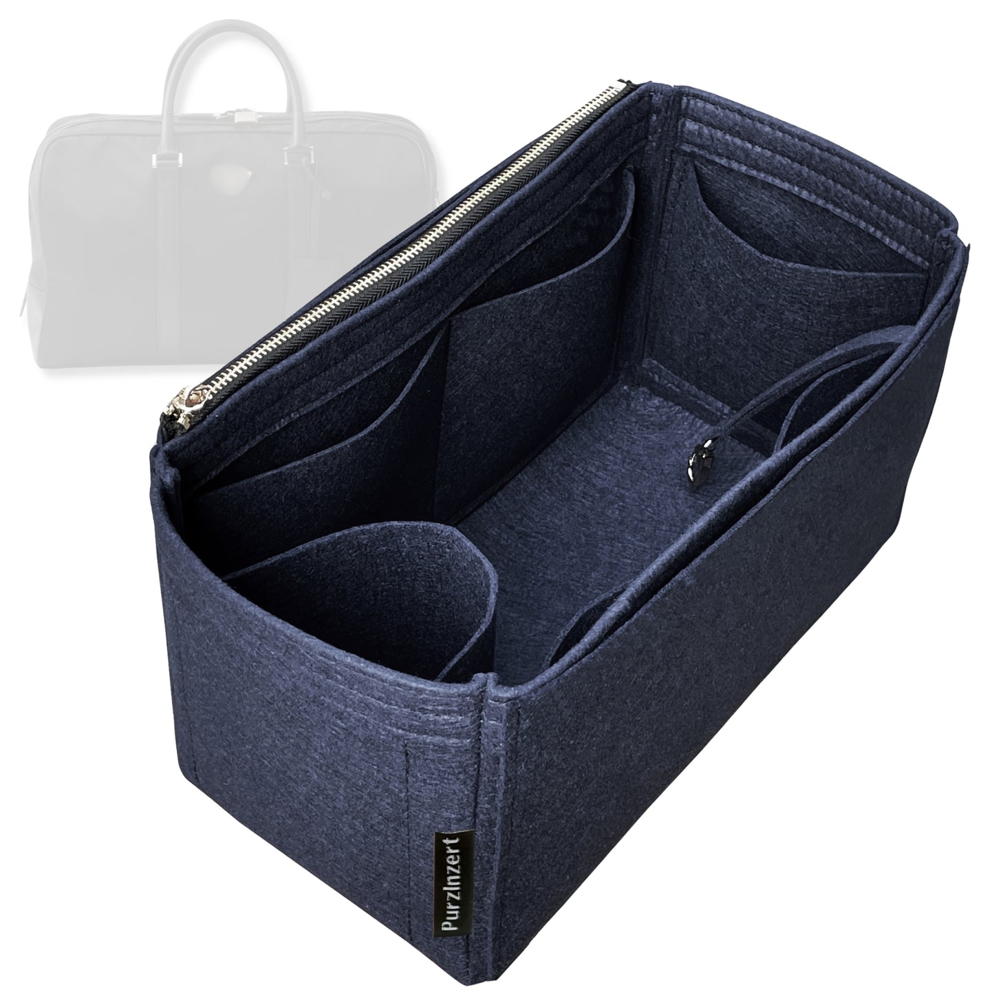 Bag Insert for (Prada, Re-Nylon and Saffiano Leather Duffel) Organizer Tote Purse Organiser Liner Shaper [Premium Felt Material]