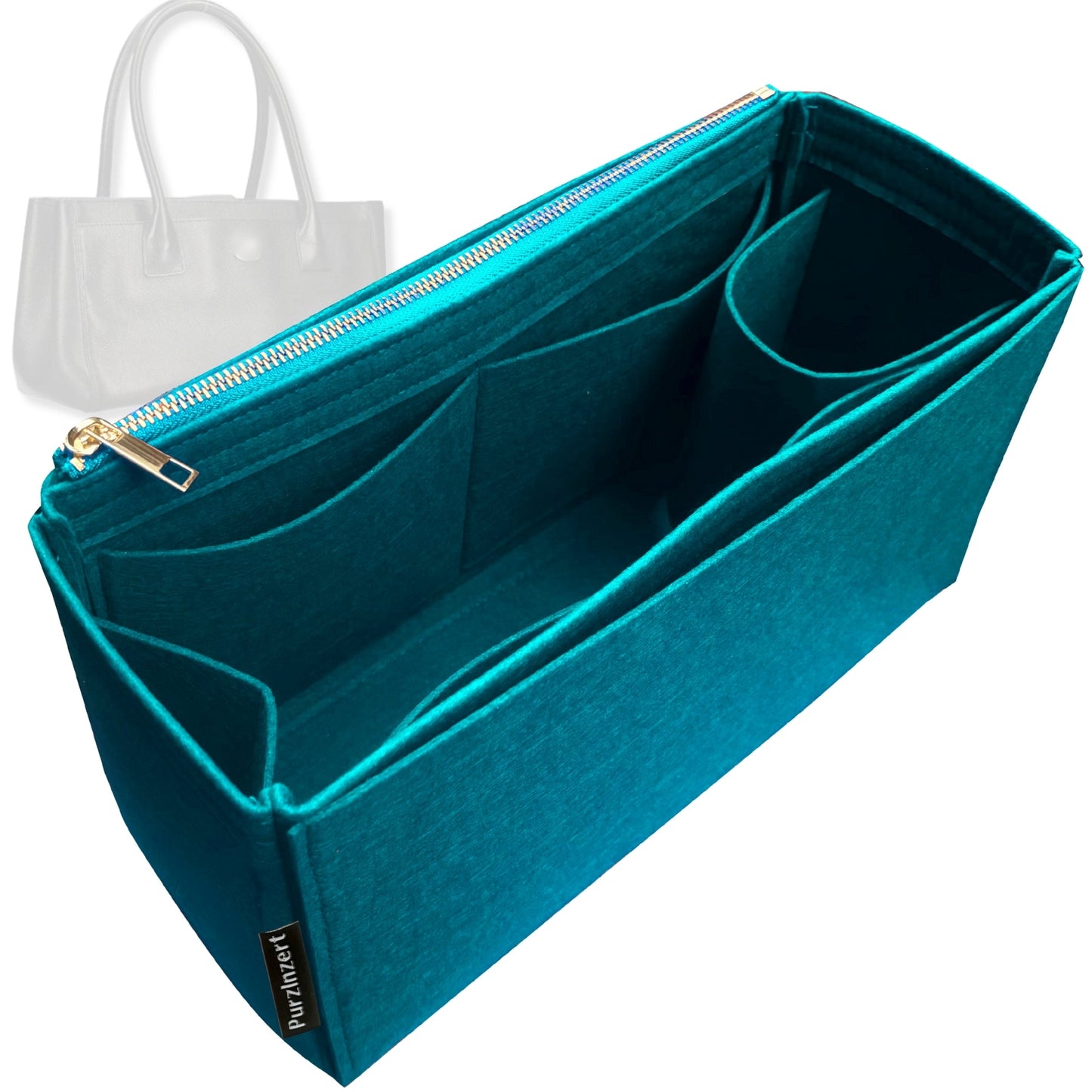 Bag Insert for (Chanel, Cerf Small) Organizer Tote Purse Organiser Liner Shaper [Premium Felt Material]