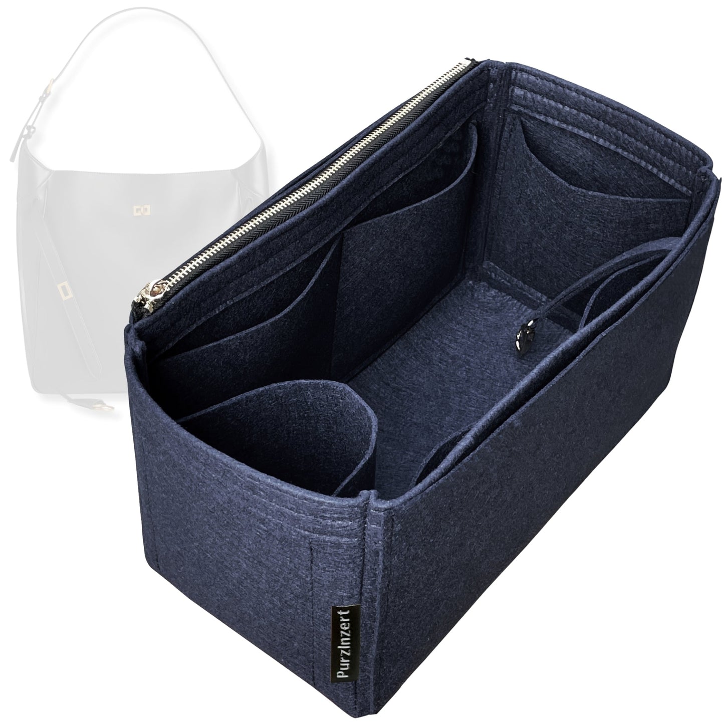 Bag Insert for (Balenciaga, Bel Air Hobo Bag Large) Organizer Tote Purse Organiser Liner Shaper [Premium Felt Material]