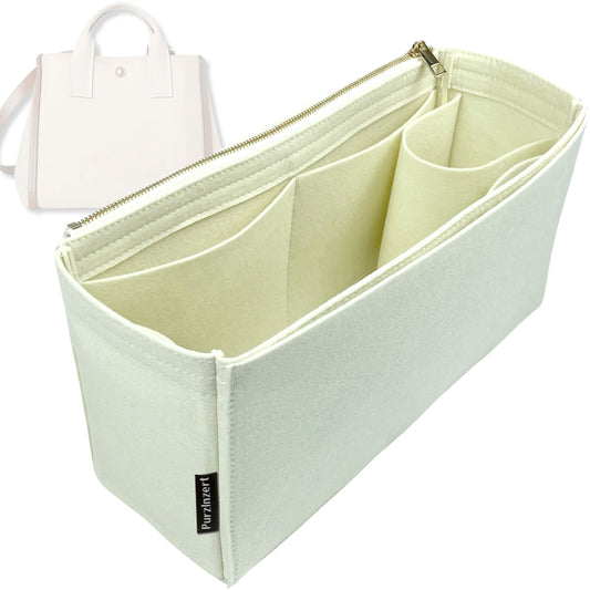 Bag Insert for (Chloe, Small Carry Tote) Organizer Tote Purse Organiser Liner Shaper [Premium Felt Material]
