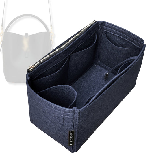 Bag Insert for (Saint Laurent (YSL), LE 37 20W 25H) Organizer Tote Purse Organiser Liner Shaper [Premium Felt Material]