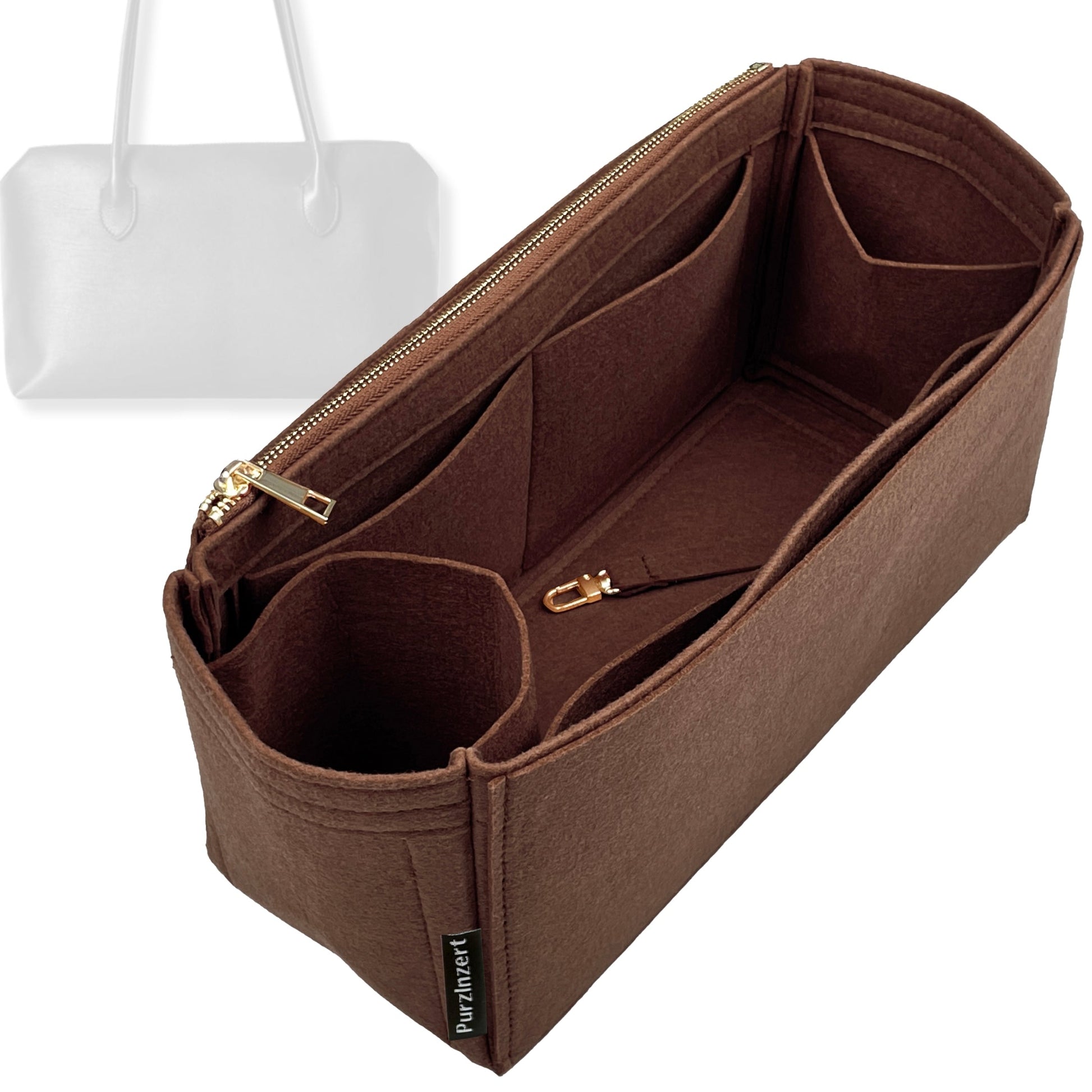 Bag Insert for (The Row, Terrasse Bag) Organizer Tote Purse Organiser Liner Shaper [Premium Felt Material]