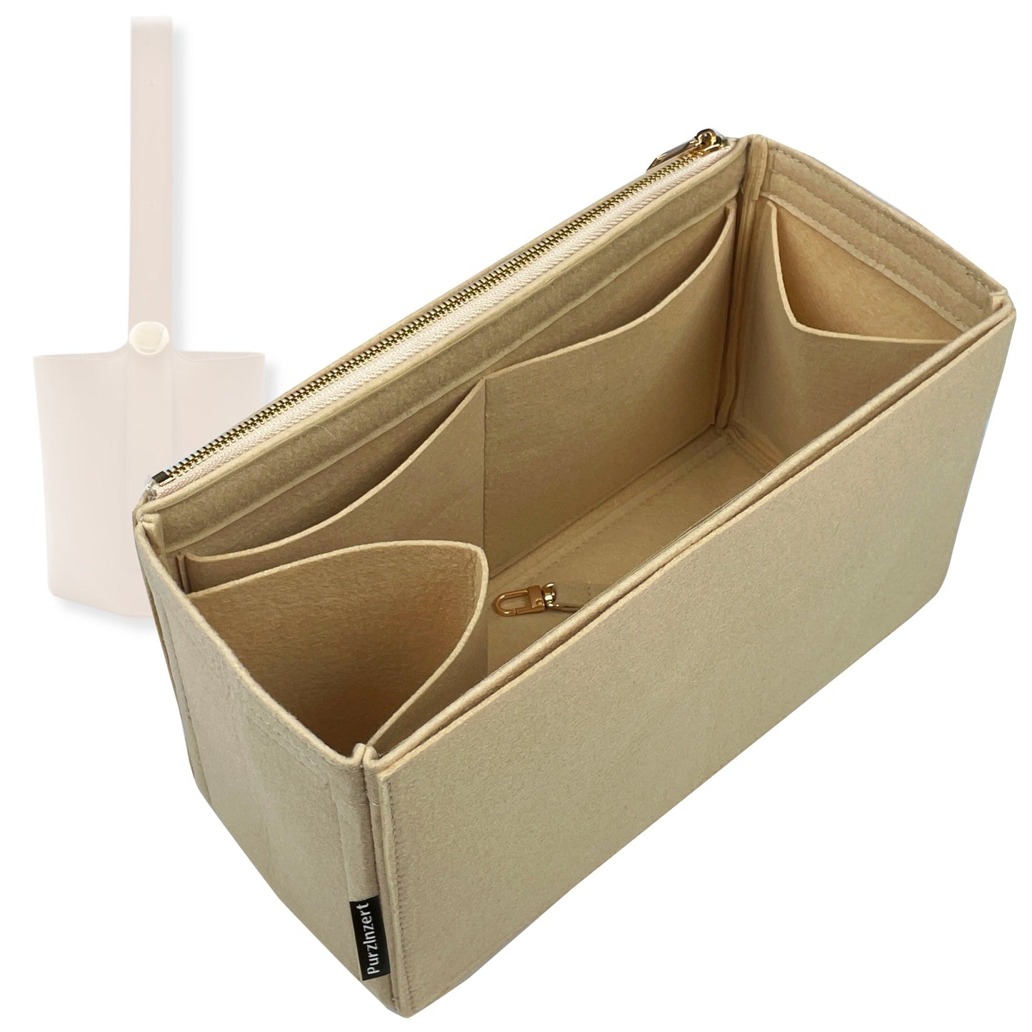 Bag Insert for (Loewe, Medium Pebble Bucket) Organizer Tote Purse Organiser Liner Shaper [Premium Felt Material]