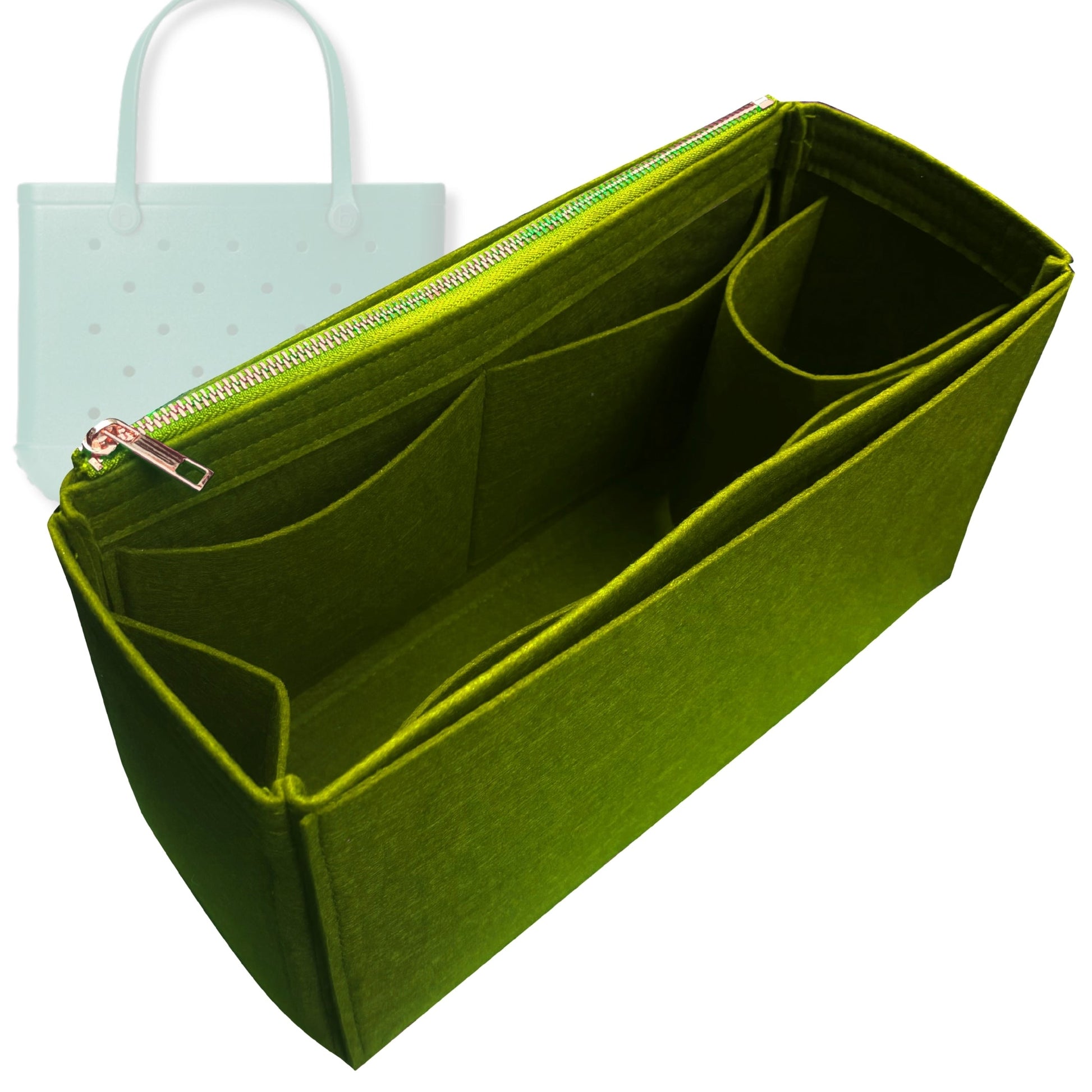 Bag Insert for (Bogg, Original Bogg Bag) Organizer Tote Purse Organiser Liner Shaper [Premium Felt Material]