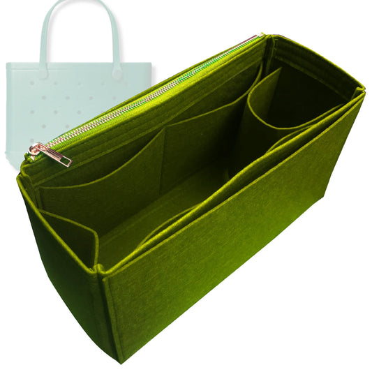 Bag Insert for (Bogg, Original Bogg Bag) Organizer Tote Purse Organiser Liner Shaper [Premium Felt Material]