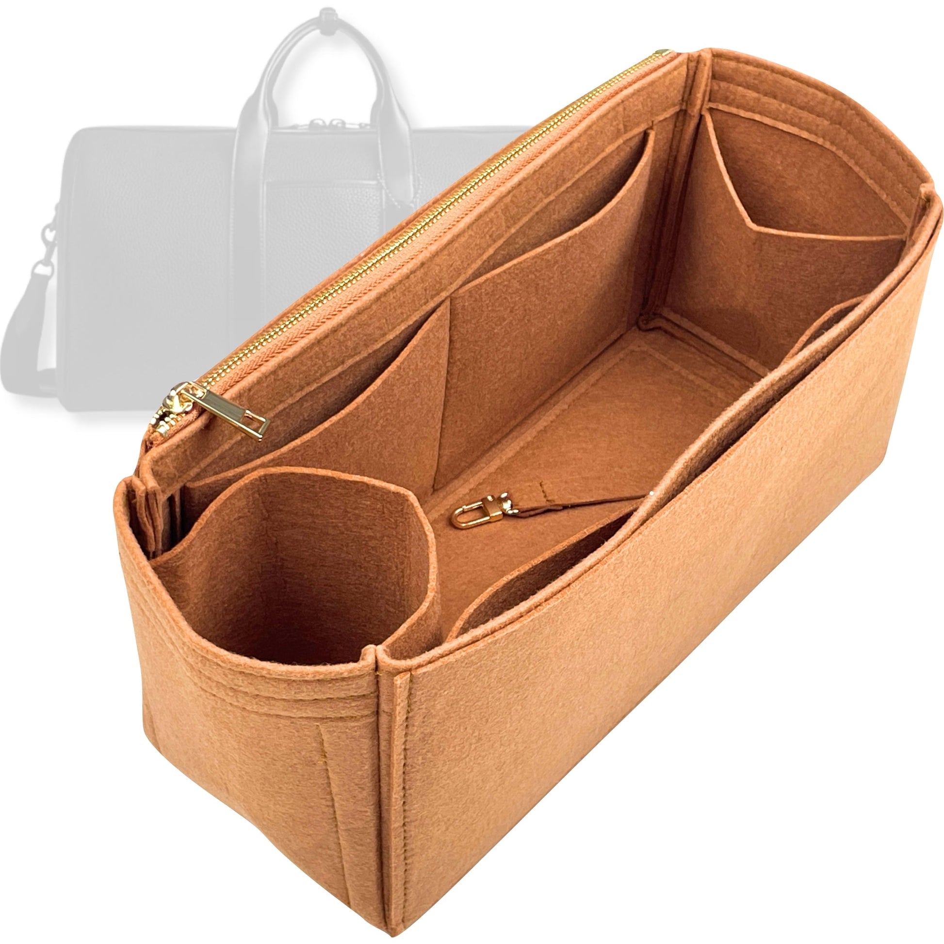 Bag Insert for (Coach, GOTHAM DUFFLE BAG 45) Organizer Tote Purse Organiser Liner Shaper [Premium Felt Material]