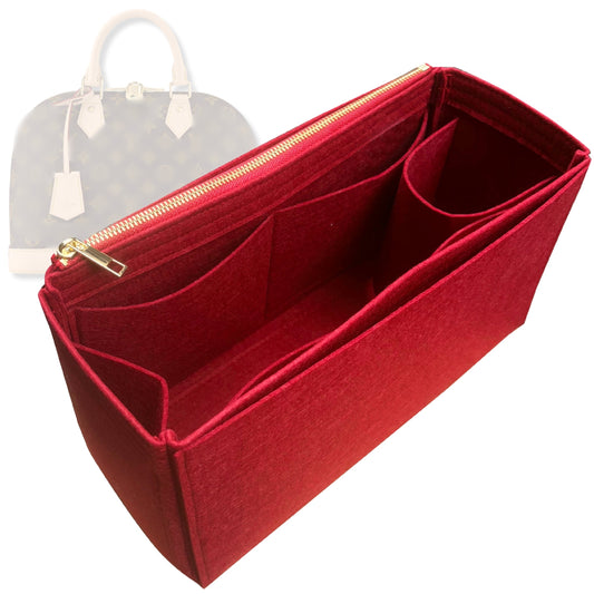 Bag Insert for (LV, Alma MM) Organizer Tote Purse Organiser Liner Shaper [Premium Felt Material]
