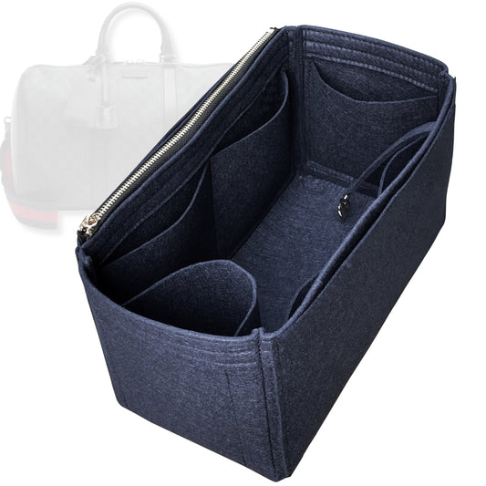 Bag Insert for (Gucci, GG Supreme Web Carry-On Large Duffle) Organizer Tote Purse Organiser Liner Shaper [Premium Felt Material]