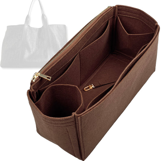 Bag Insert for (Parker Thatch, Giant Tote) Organizer Tote Purse Organiser Liner Shaper [Premium Felt Material]
